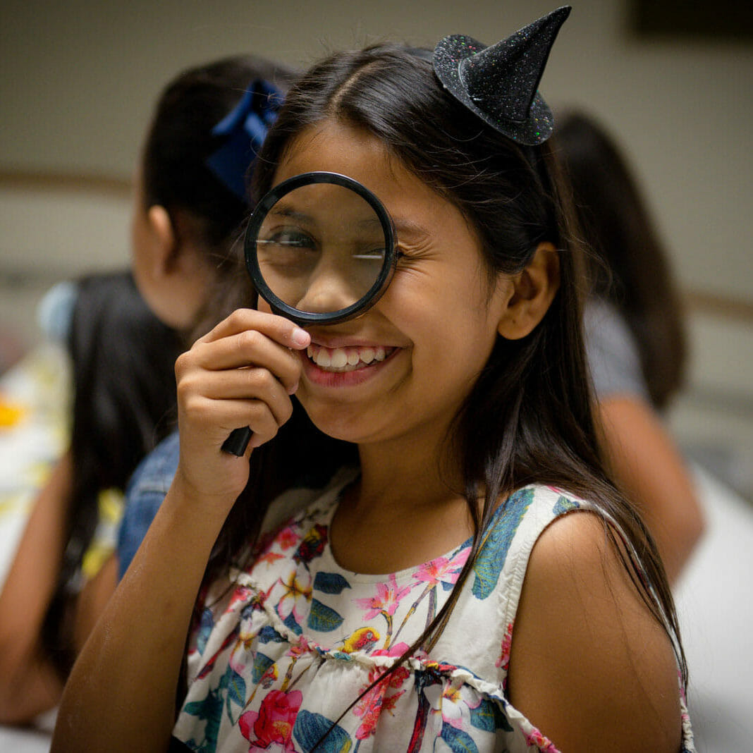 Students in academy setting