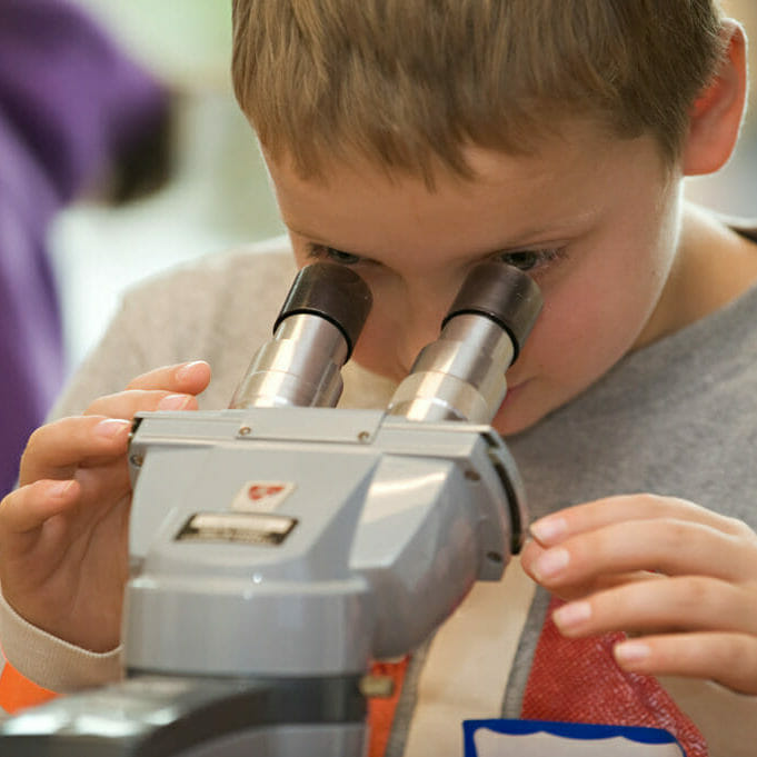 Students in academy setting