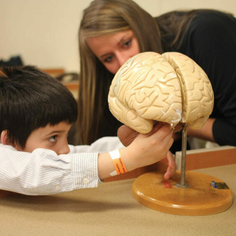 Students in academy setting